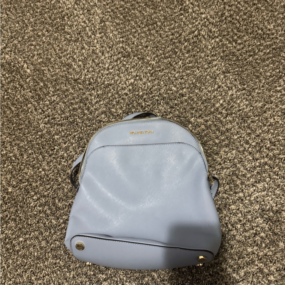 Michael Kors Blue Backpack